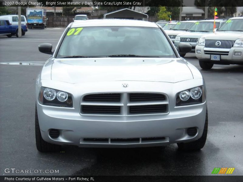 Bright Silver Metallic / Dark Slate Gray/Light Slate Gray 2007 Dodge Charger