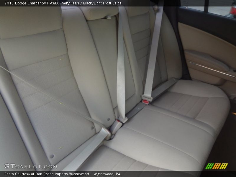 Ivory Pearl / Black/Light Frost Beige 2013 Dodge Charger SXT AWD
