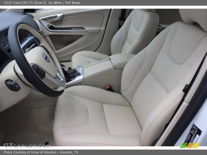 Ice White / Soft Beige 2015 Volvo S60 T5 Drive-E