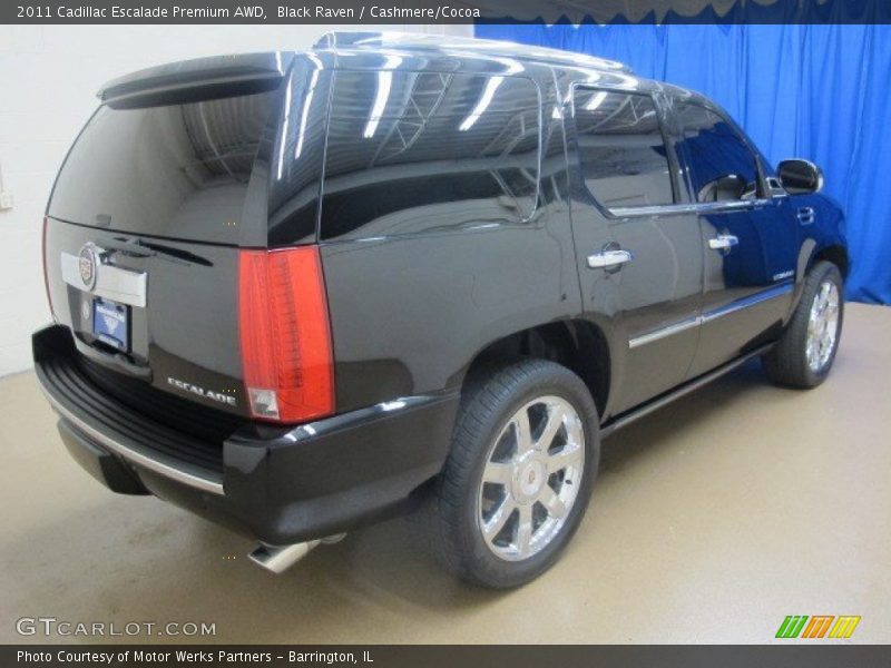 Black Raven / Cashmere/Cocoa 2011 Cadillac Escalade Premium AWD