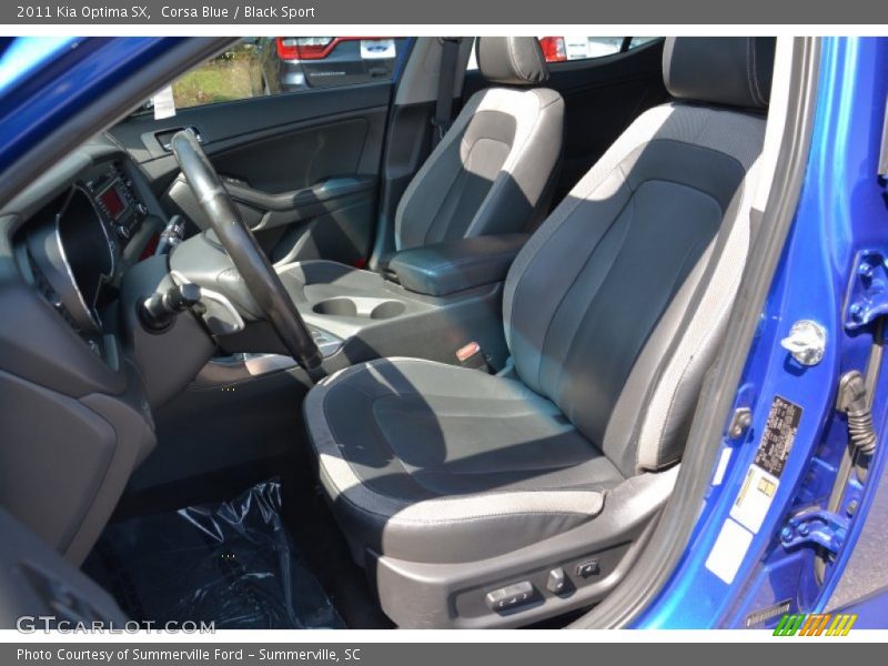 Corsa Blue / Black Sport 2011 Kia Optima SX