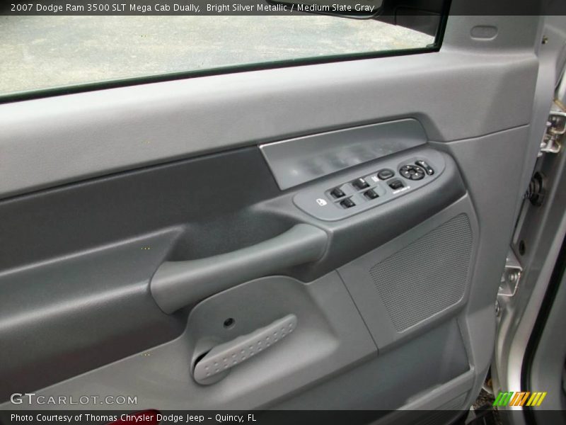 Bright Silver Metallic / Medium Slate Gray 2007 Dodge Ram 3500 SLT Mega Cab Dually