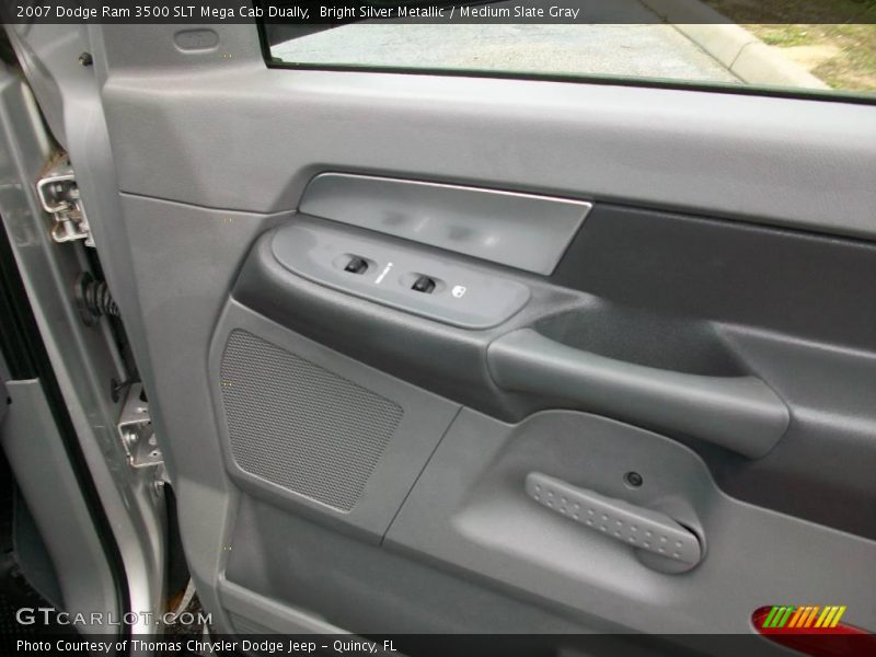 Bright Silver Metallic / Medium Slate Gray 2007 Dodge Ram 3500 SLT Mega Cab Dually
