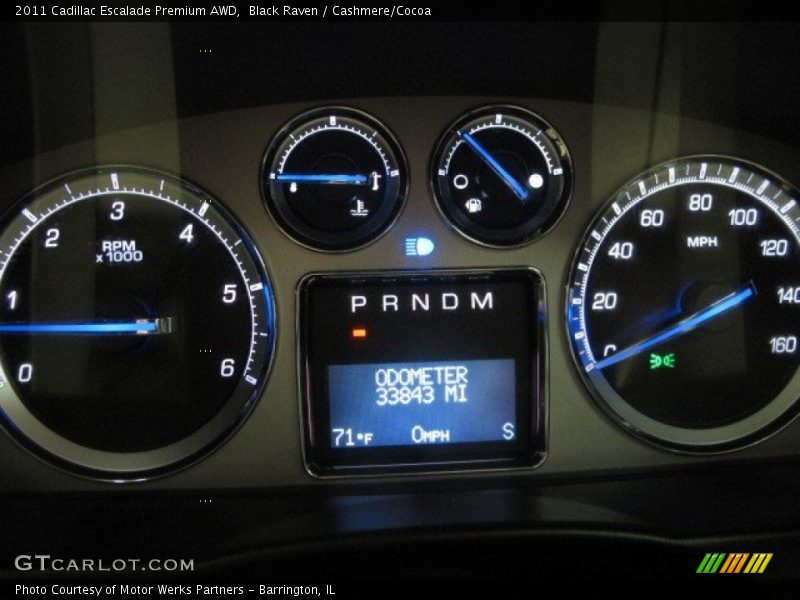 Black Raven / Cashmere/Cocoa 2011 Cadillac Escalade Premium AWD