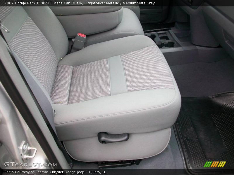Bright Silver Metallic / Medium Slate Gray 2007 Dodge Ram 3500 SLT Mega Cab Dually