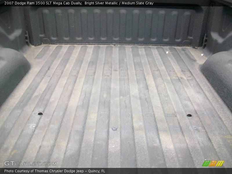 Bright Silver Metallic / Medium Slate Gray 2007 Dodge Ram 3500 SLT Mega Cab Dually