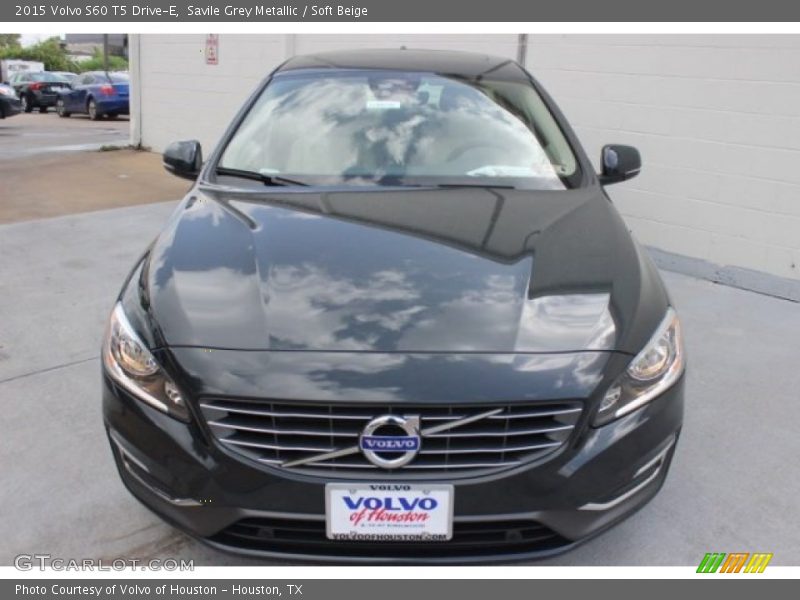 Savile Grey Metallic / Soft Beige 2015 Volvo S60 T5 Drive-E