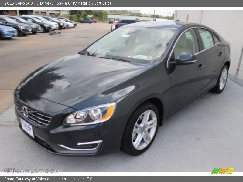 Savile Grey Metallic / Soft Beige 2015 Volvo S60 T5 Drive-E