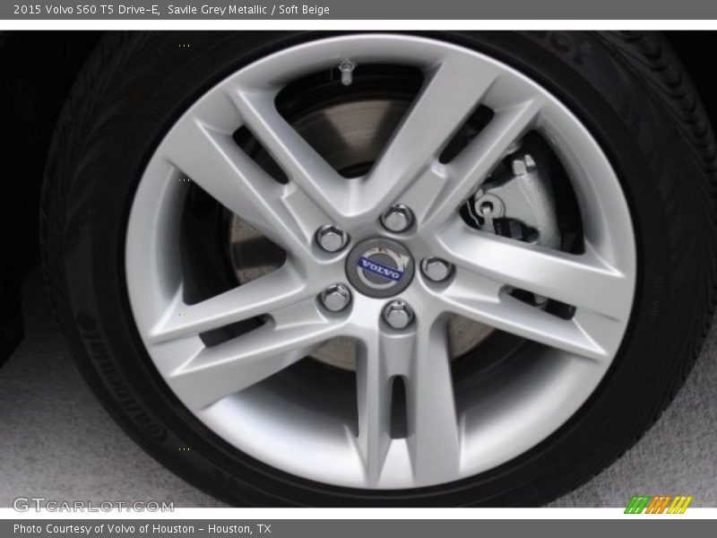 Savile Grey Metallic / Soft Beige 2015 Volvo S60 T5 Drive-E