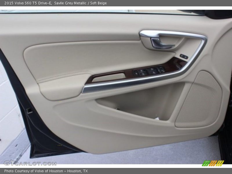Savile Grey Metallic / Soft Beige 2015 Volvo S60 T5 Drive-E