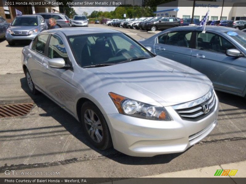 Alabaster Silver Metallic / Black 2011 Honda Accord LX-P Sedan