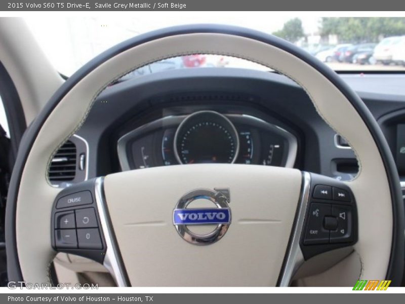 Savile Grey Metallic / Soft Beige 2015 Volvo S60 T5 Drive-E