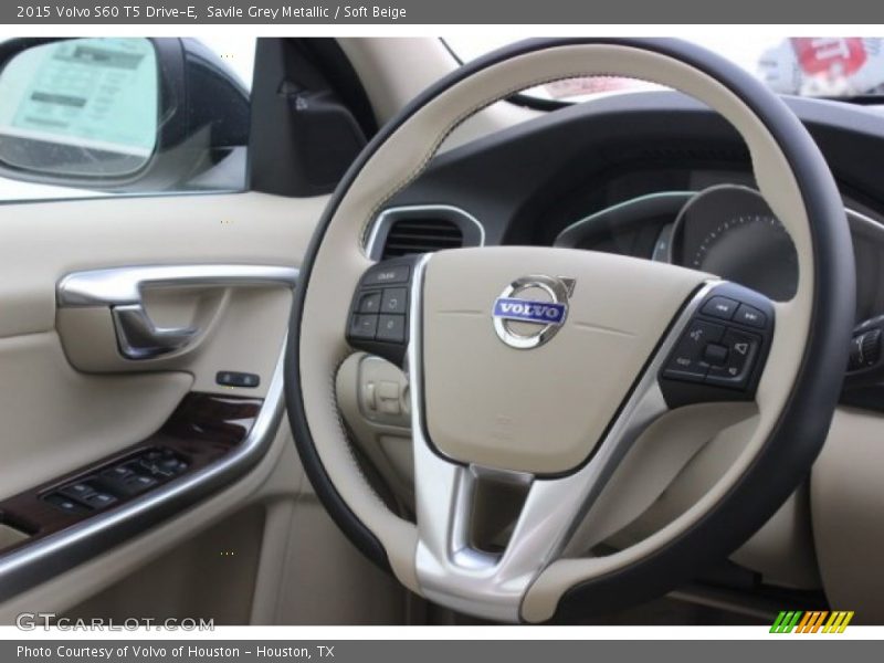 Savile Grey Metallic / Soft Beige 2015 Volvo S60 T5 Drive-E