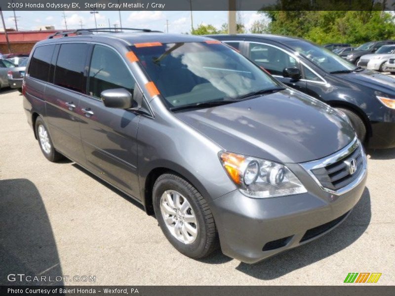 Sterling Gray Metallic / Gray 2009 Honda Odyssey EX