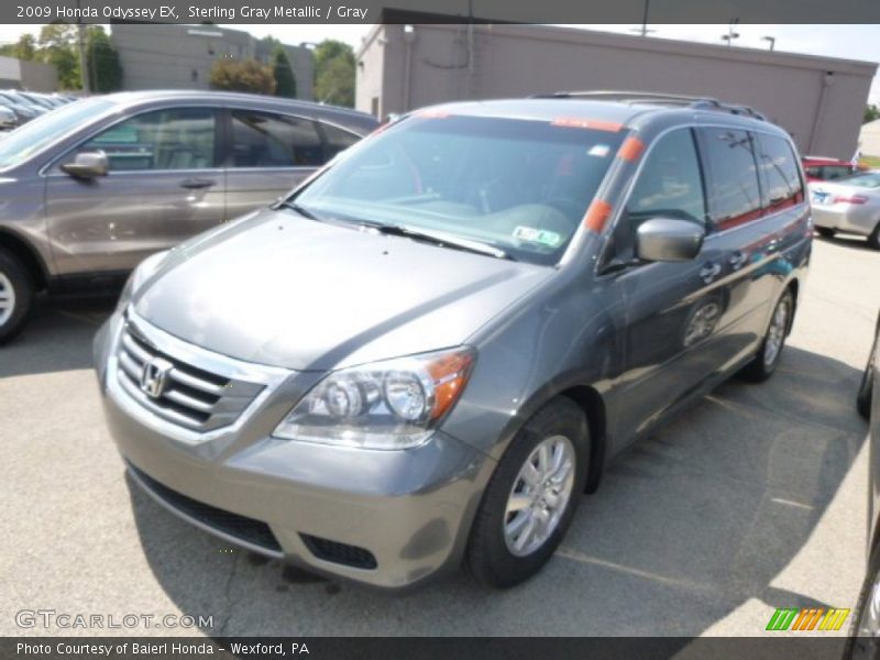 Sterling Gray Metallic / Gray 2009 Honda Odyssey EX