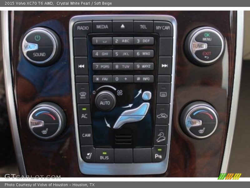 Controls of 2015 XC70 T6 AWD