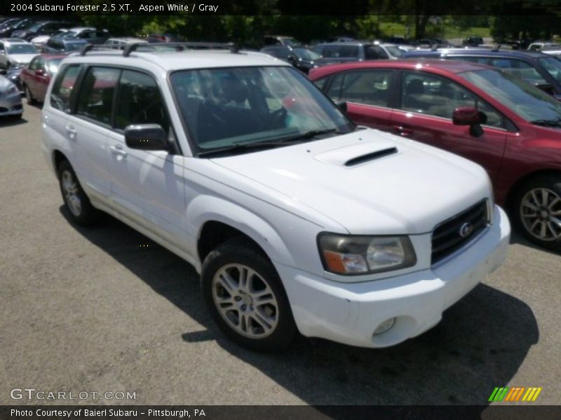 Aspen White / Gray 2004 Subaru Forester 2.5 XT