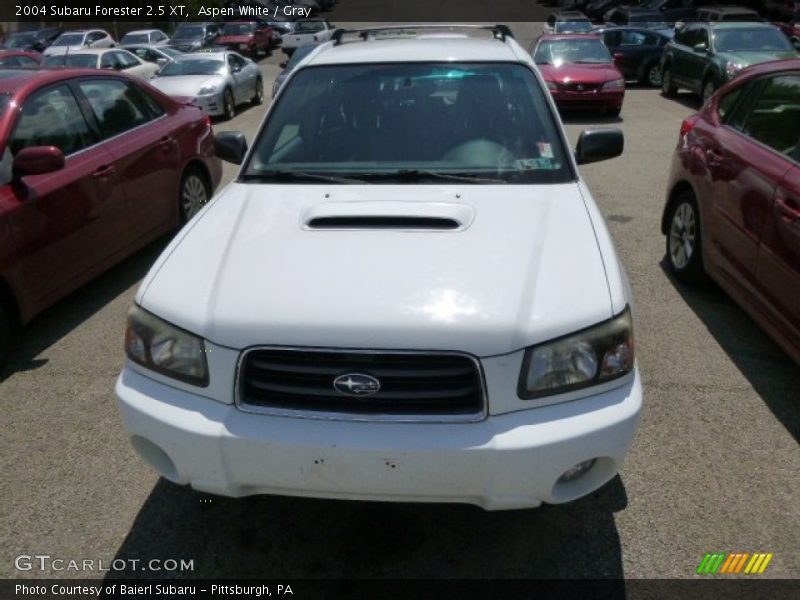 Aspen White / Gray 2004 Subaru Forester 2.5 XT