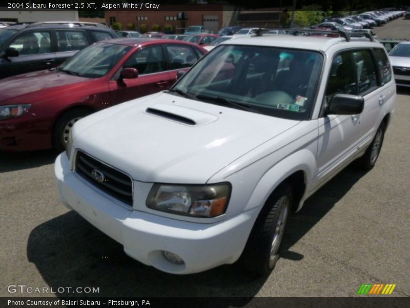 Aspen White / Gray 2004 Subaru Forester 2.5 XT