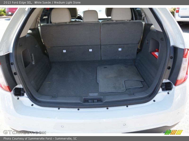 White Suede / Medium Light Stone 2013 Ford Edge SEL