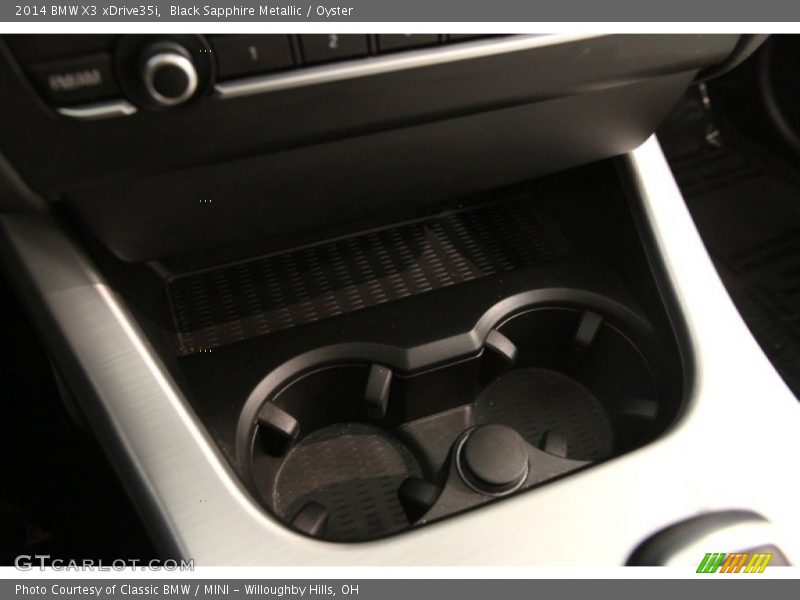 Black Sapphire Metallic / Oyster 2014 BMW X3 xDrive35i