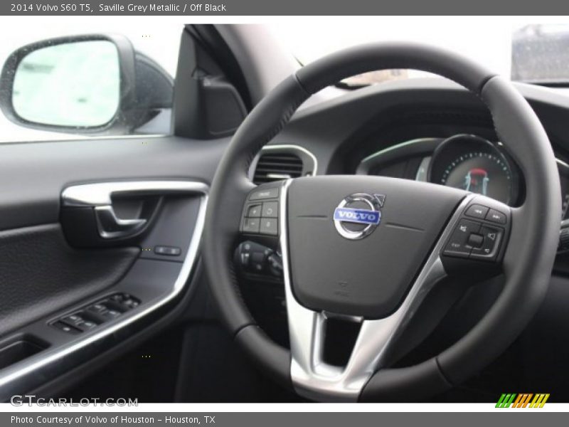 Saville Grey Metallic / Off Black 2014 Volvo S60 T5