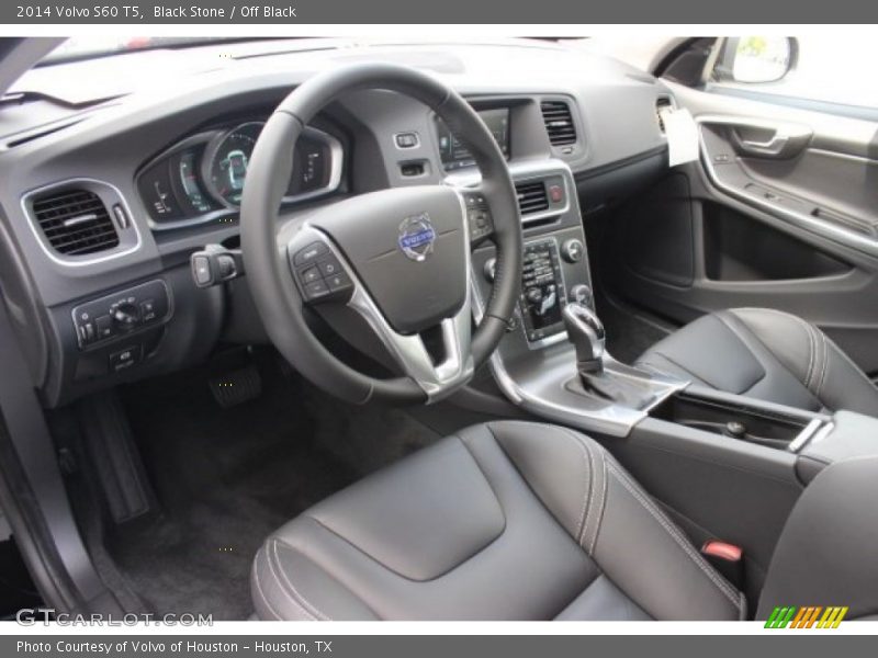  2014 S60 T5 Off Black Interior