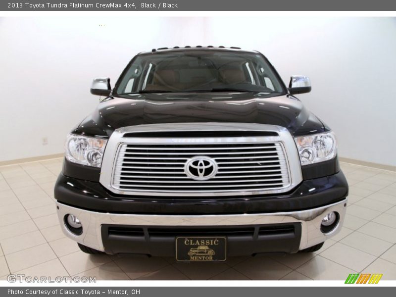 Black / Black 2013 Toyota Tundra Platinum CrewMax 4x4