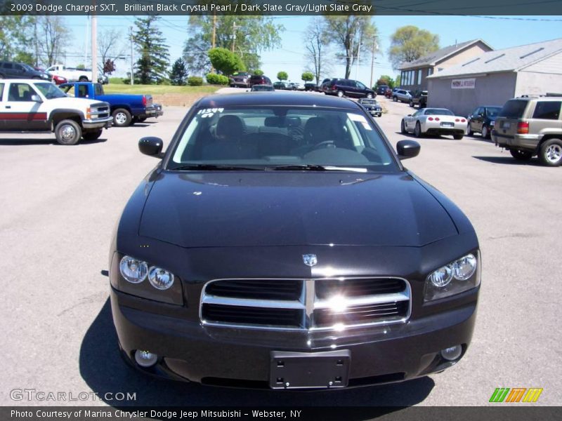 Brilliant Black Crystal Pearl / Dark Slate Gray/Light Slate Gray 2009 Dodge Charger SXT