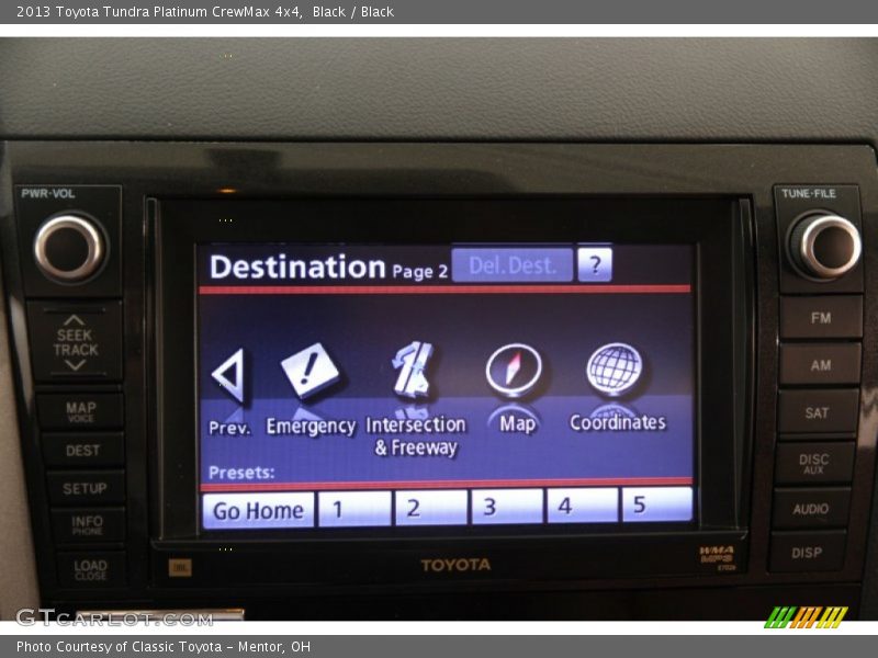 Black / Black 2013 Toyota Tundra Platinum CrewMax 4x4