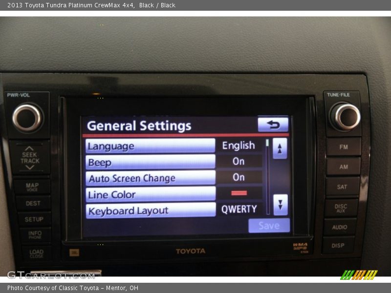 Black / Black 2013 Toyota Tundra Platinum CrewMax 4x4