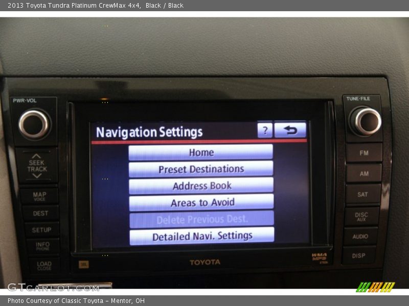 Black / Black 2013 Toyota Tundra Platinum CrewMax 4x4
