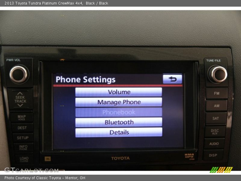 Black / Black 2013 Toyota Tundra Platinum CrewMax 4x4