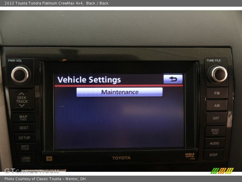 Black / Black 2013 Toyota Tundra Platinum CrewMax 4x4