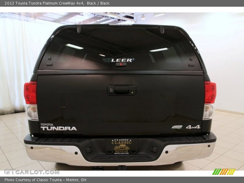 Black / Black 2013 Toyota Tundra Platinum CrewMax 4x4
