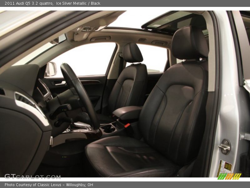 Ice Silver Metallic / Black 2011 Audi Q5 3.2 quattro