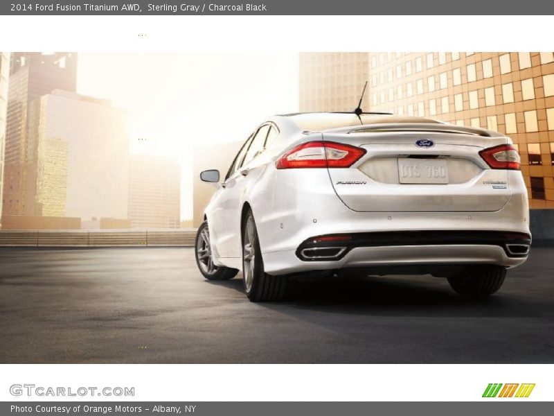 Sterling Gray / Charcoal Black 2014 Ford Fusion Titanium AWD