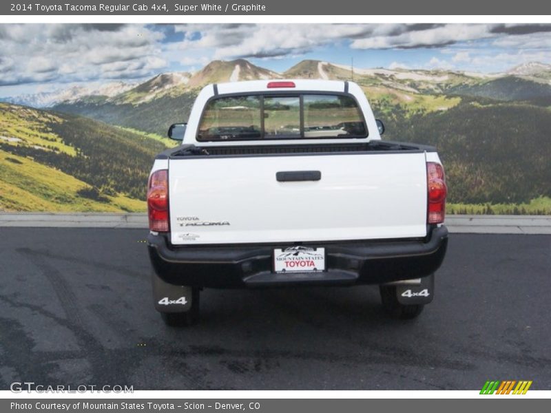 Super White / Graphite 2014 Toyota Tacoma Regular Cab 4x4