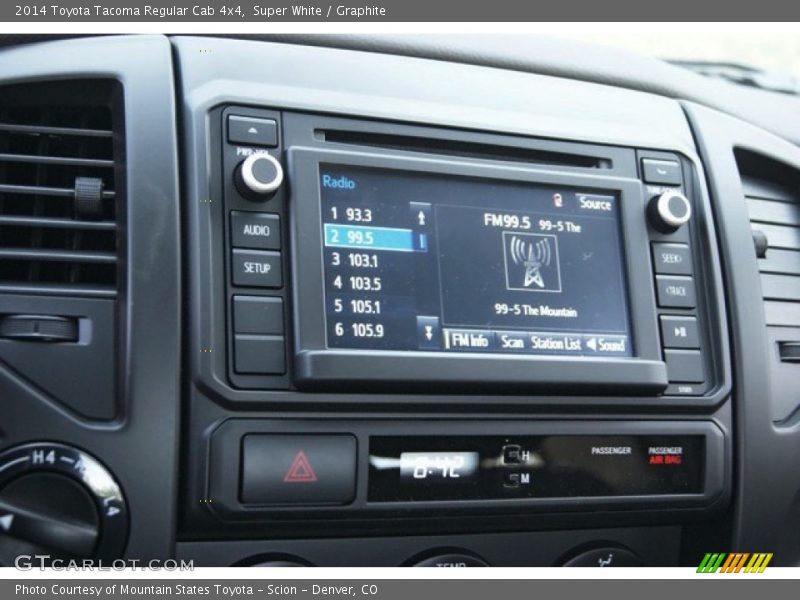 Super White / Graphite 2014 Toyota Tacoma Regular Cab 4x4