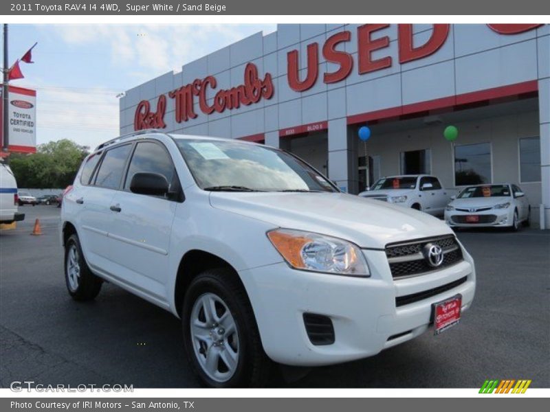 Super White / Sand Beige 2011 Toyota RAV4 I4 4WD