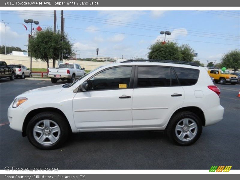 Super White / Sand Beige 2011 Toyota RAV4 I4 4WD