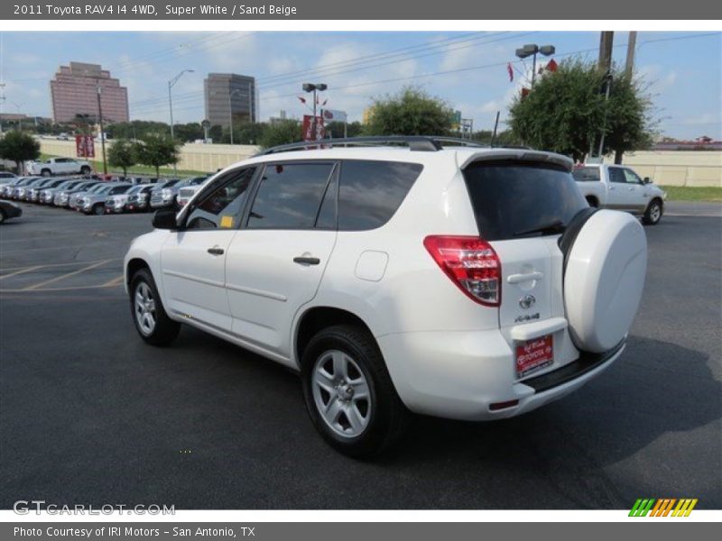 Super White / Sand Beige 2011 Toyota RAV4 I4 4WD
