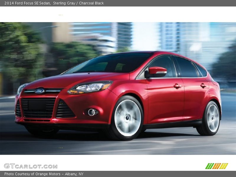 Sterling Gray / Charcoal Black 2014 Ford Focus SE Sedan
