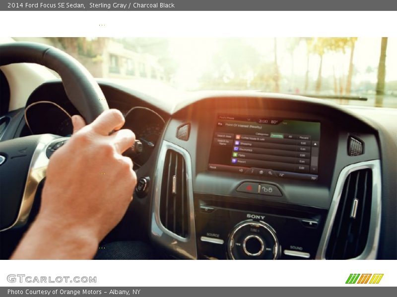 Sterling Gray / Charcoal Black 2014 Ford Focus SE Sedan