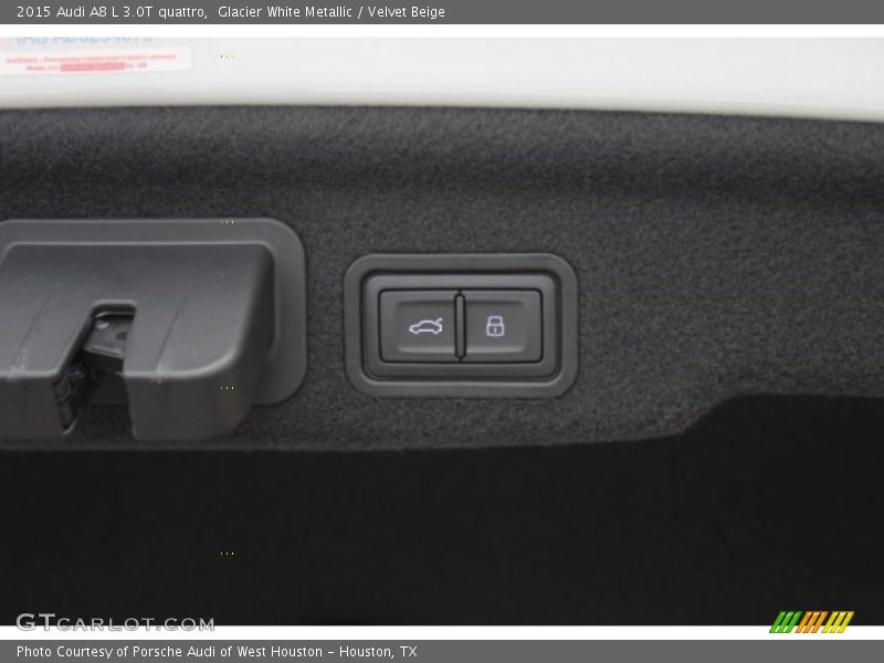 Glacier White Metallic / Velvet Beige 2015 Audi A8 L 3.0T quattro
