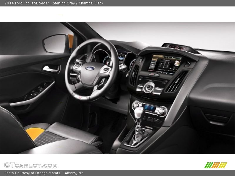 Sterling Gray / Charcoal Black 2014 Ford Focus SE Sedan