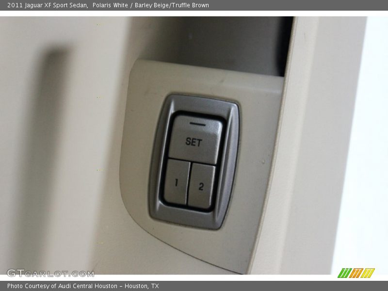 Polaris White / Barley Beige/Truffle Brown 2011 Jaguar XF Sport Sedan