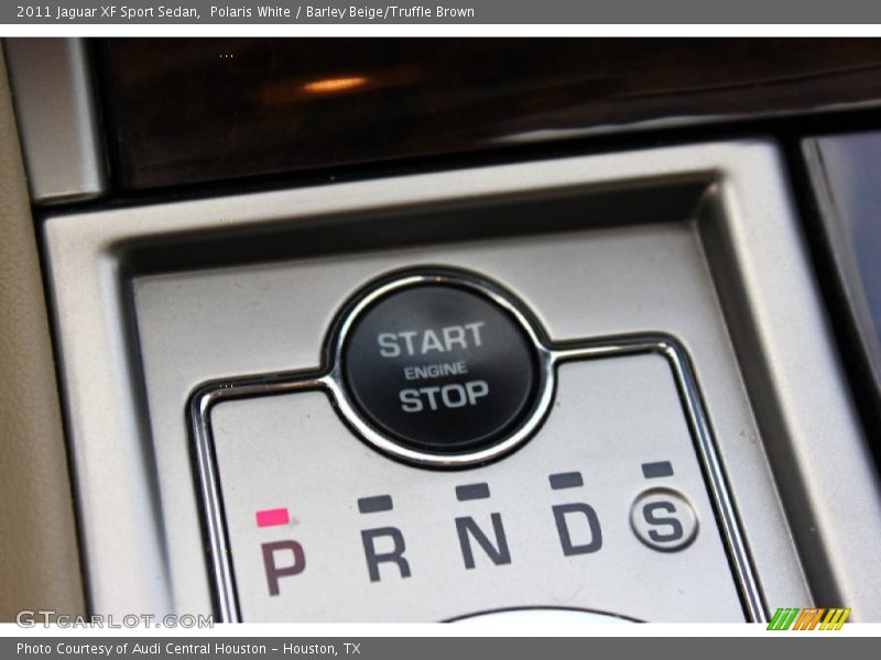 Polaris White / Barley Beige/Truffle Brown 2011 Jaguar XF Sport Sedan