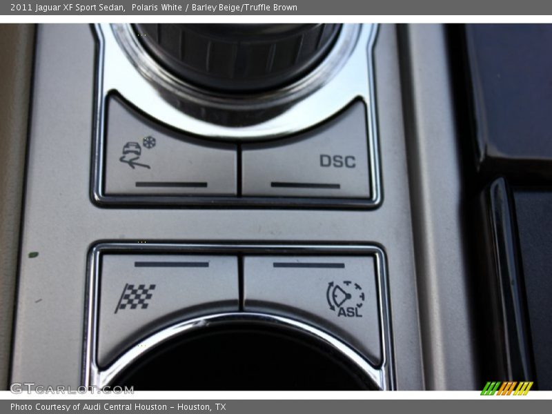 Polaris White / Barley Beige/Truffle Brown 2011 Jaguar XF Sport Sedan