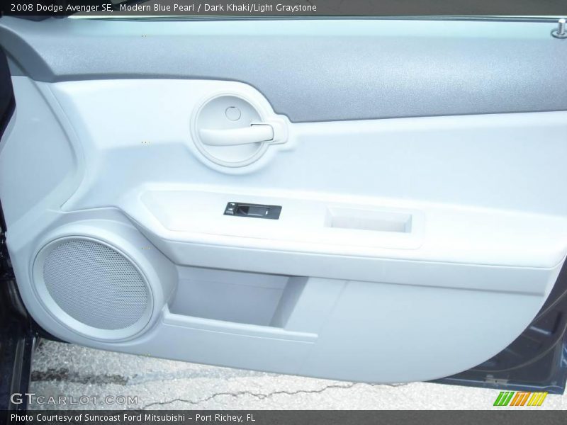 Modern Blue Pearl / Dark Khaki/Light Graystone 2008 Dodge Avenger SE